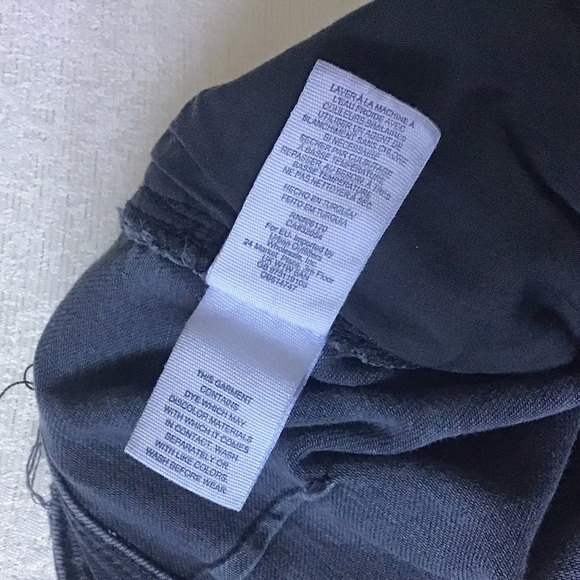 Free People Wide Leg Jeans Woman’s 28 Black Wash High Rise Relaxed Cropped Fit - Picture 7 of 13